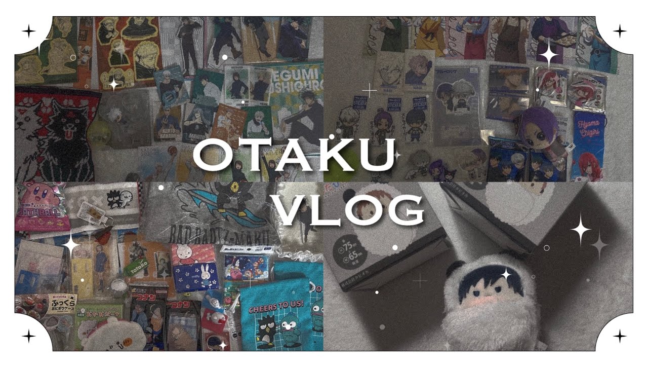 오타쿠 브이로그 : 오사카에서 제가 뭘 사왔냐면요! | 굿즈 하울 영상 | 주술회전 | 블루록 | 명탐정코난 | 치이카와 | 산리오 | 랜덤깡 | 굿즈깡 | 가챠 | 일본 오사카
