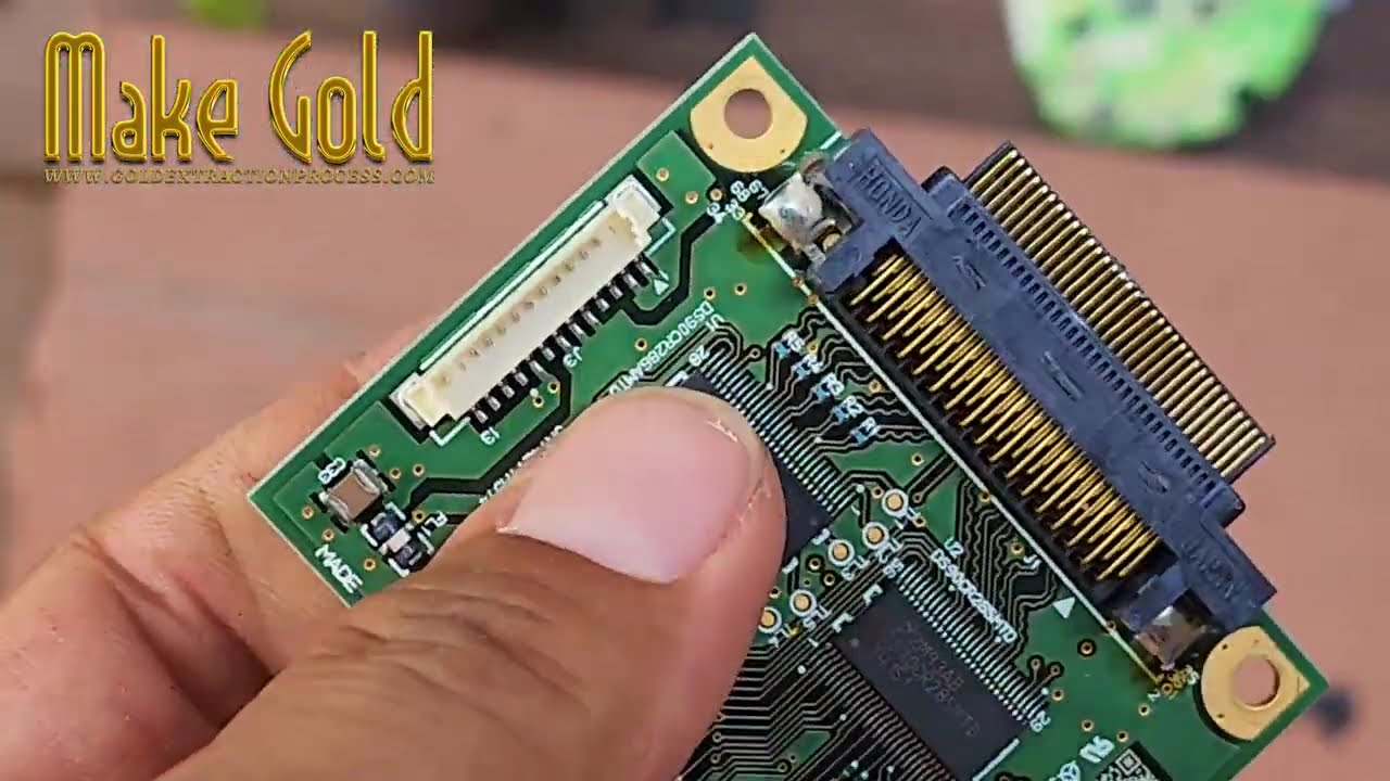 💛 Recycling Gold from Old Pin Connectors – Turning E-Waste into Treasure! 💛