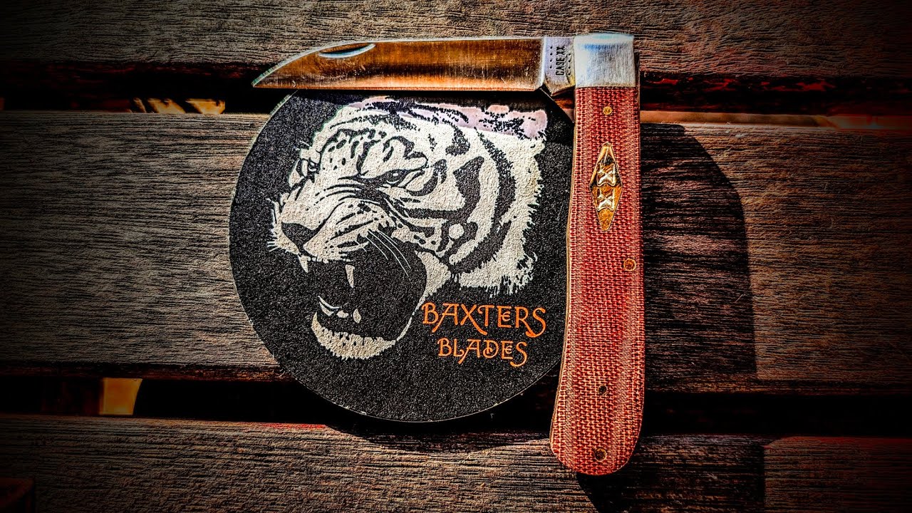 Case Single Wharncliffe Blade CS Barehead Natural Micarta Trapper DLT Exclusive