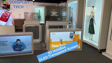 Big Family of 3D HOLOBOX and OLED Transparent Screen #oled #oledtransparent
