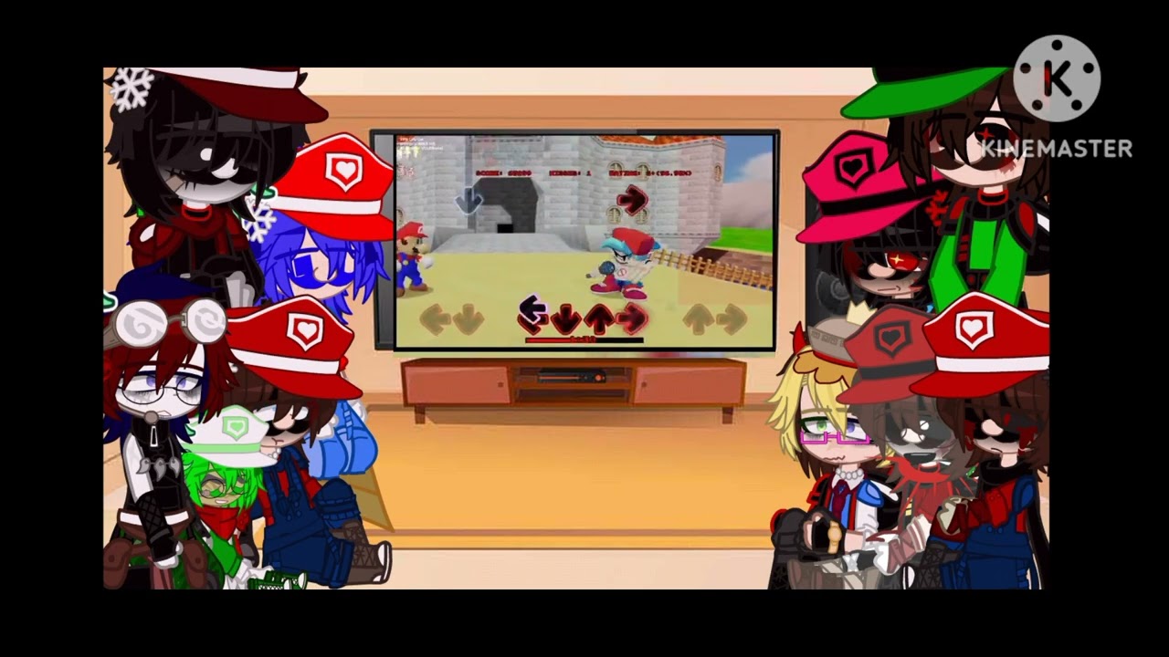 Mario madness x forsaken react to Bloopers Smg4 Mario song FNF song #forsaken #mariomadness #smg4