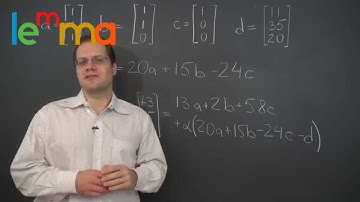 Linear Algebra 6i: Linear Dependence Example 5 - Vectors in ℝⁿ