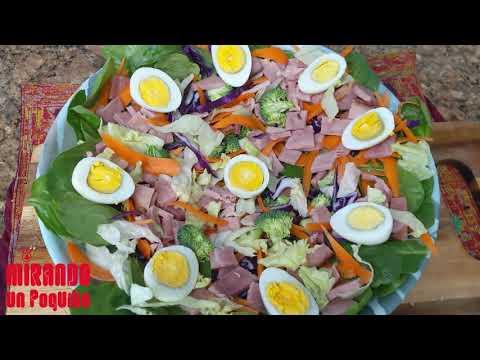 Video: Ensalada De Jamón Y Huevo