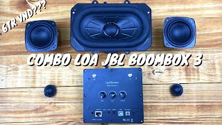 Combo Loa JBL BOOMBOX 3 Siêu Khủng + Up2stream Plate AMP 2.1 Tổng Combo 6tr VND | Tập Làm Loa