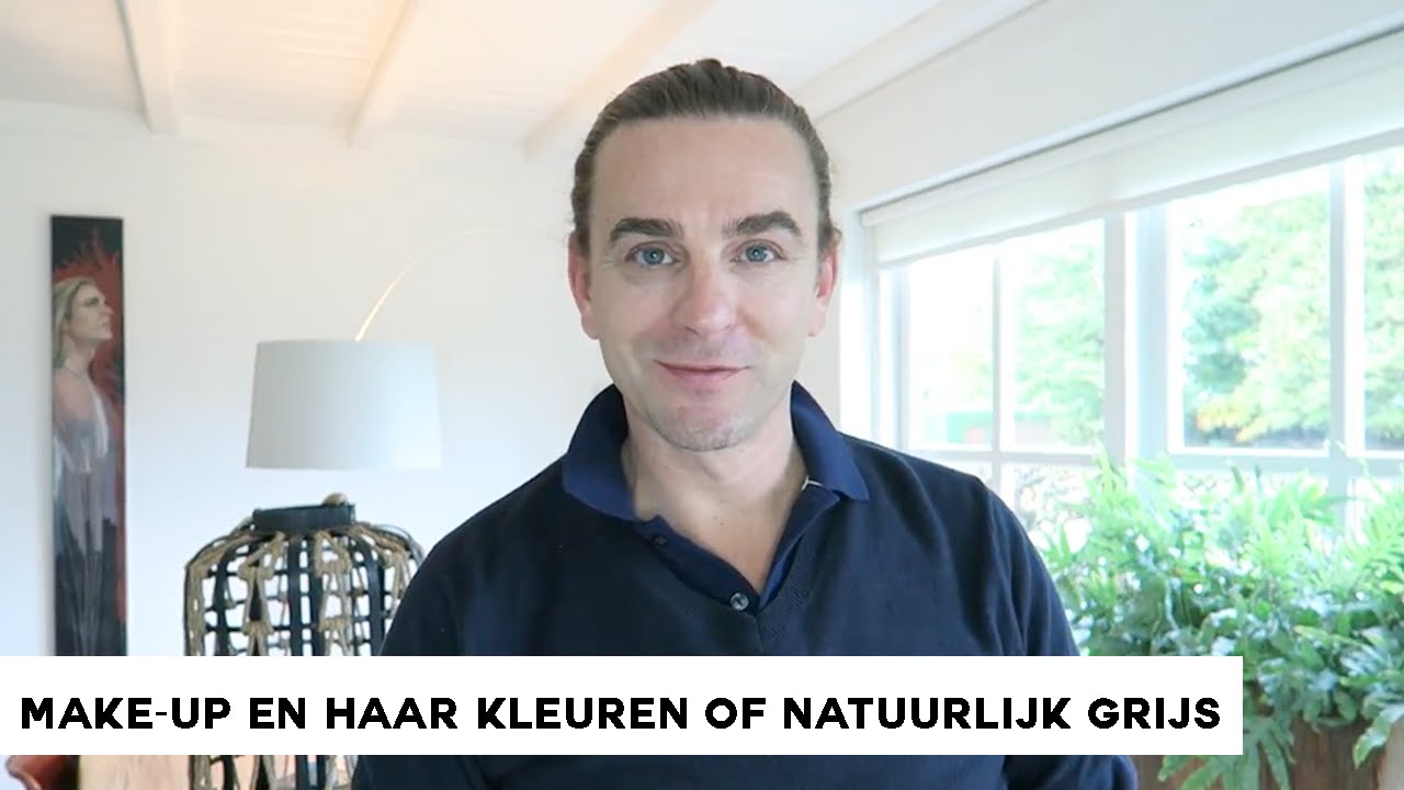 Make-up en geverfd haar of natuurlijk grijze haren - Beautytips Tom Sebastian