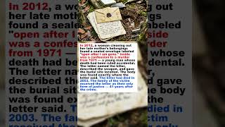 Famous A Dying Woman Left a Letter. It Solved a 40-Year-Old Murder. #shorts #darkhistory Profile