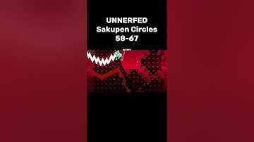 I Did The HARDEST Spam Part in Sakupen Circles (58-67) #geometrydash #impossible #gd