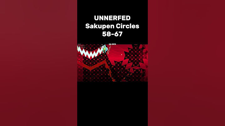 I Did The HARDEST Spam Part in Sakupen Circles (58-67) #geometrydash #impossible #gd