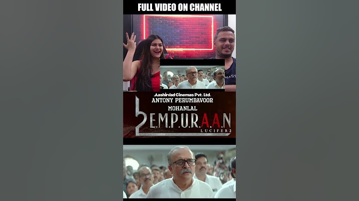 L2E Empuraan Trailer (Malayalam) | Mohanlal | Prithviraj Sukumaran | Murali Gopy | March 27 Release