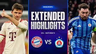 Bayern vs. Slovan Bratislava: Extended Highlights | UCL League Phase MD 8 | CBS Sports Golazo