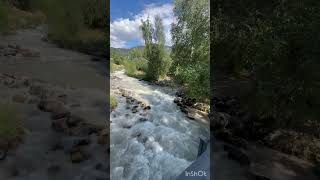 Горная река Малая Алматинка на Медео, Алматы