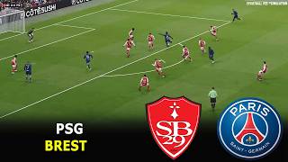 Brest vs PSG | French leage 1 2026/27 | eFootball PES21 Game Video Simulation