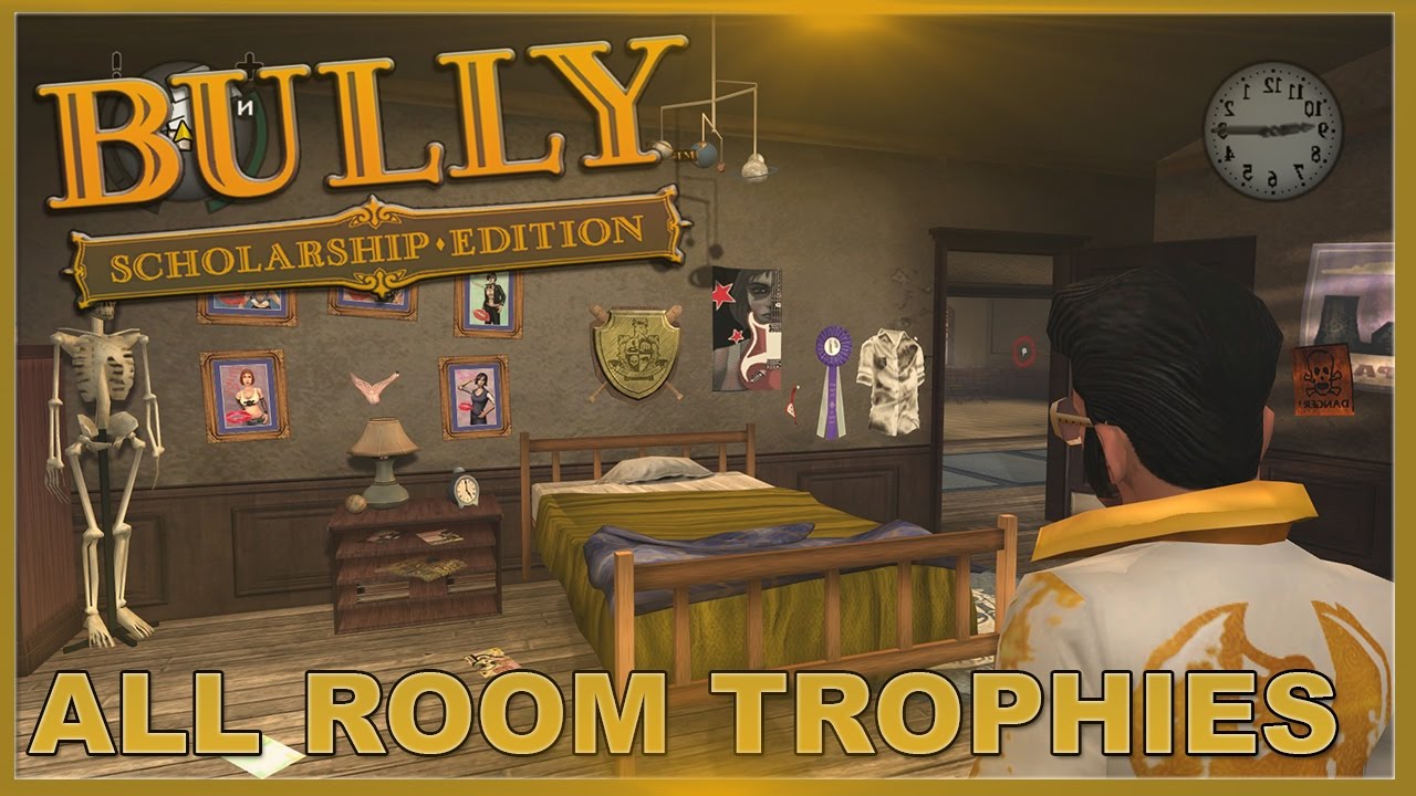 Bully Scholarship Edition All Room Trophies Unlocked Showcase