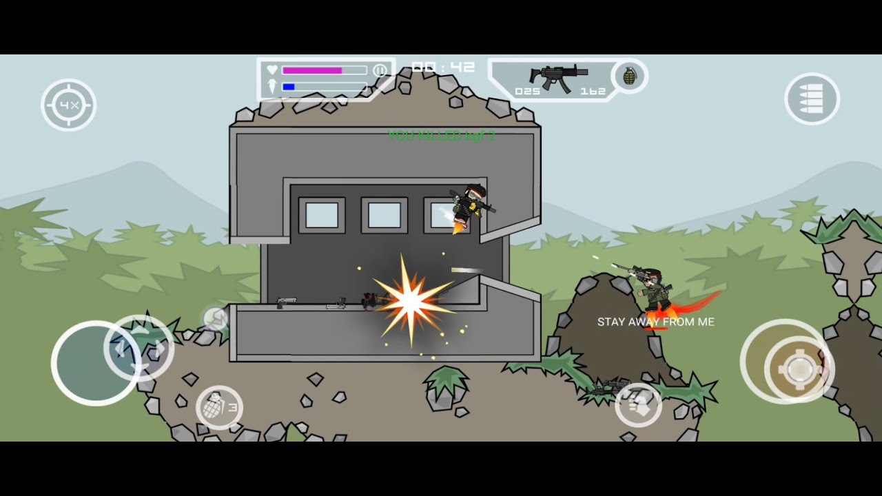 🎮 Mini Militia DA2 War.io: Best Outpost Map Gameplay 🚀🏰🔥