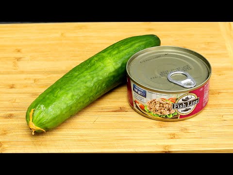 Салат "ЛЮБОВНИЦА МОРЯКА" который ем даже ночью: готовить всего 5 минут. Просто, быстро, вкусно.