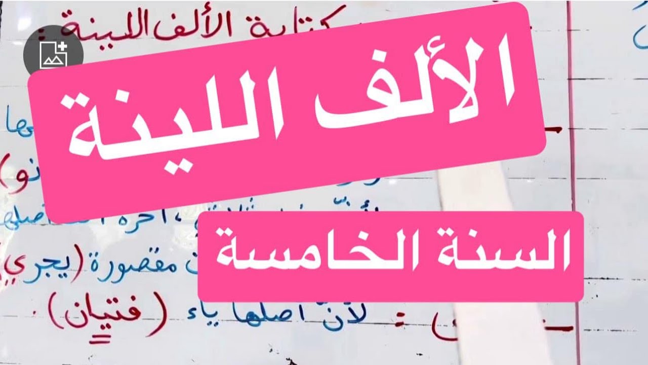 الألف اللينة، السنة الخامسة