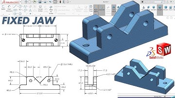 Solidworks Tutorial for Beginners Exercise | Tips and Tricks Free Courses सीखिए Fixed Jaw PipeVice
