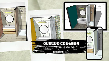 Quelle couleur pour une salle de bain grise ?