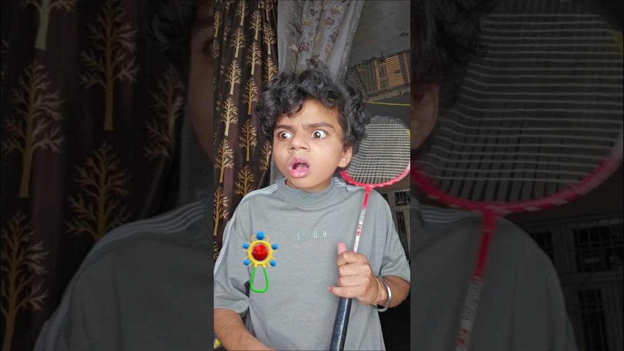Machhar maarne wala badminton 😂 #shorts #funny #bhaibehan #sraoster