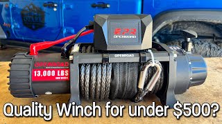 Can You Get a Quality Winch for Under $500? OpenRoad 4WD Panther Series 2s Plus