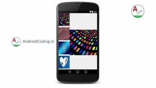 Android tutorial on Gallery View