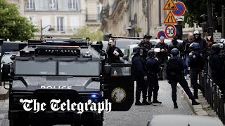 video: Police arrest man ‘who threatened to blow himself up’ inside Iranian embassy in Paris