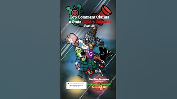 Top Comment Claims a State (USA + Canada) Part 28 #mapping #shorts #states #usa #canada #topcomment