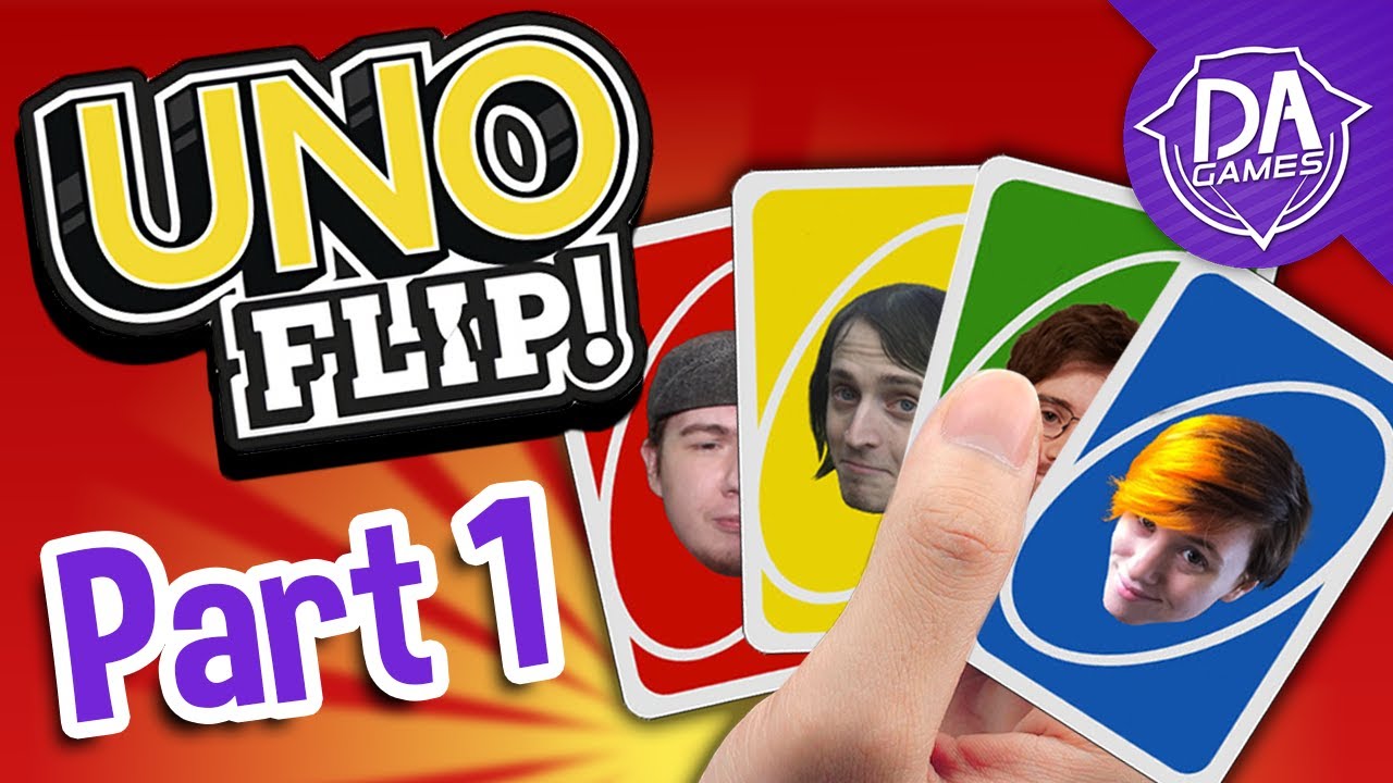 I CHIME IN! | UNO FLIP! (feat. DACrew) Part 1 | DAGames