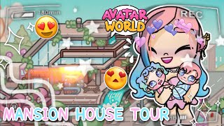AVATAR WORLD | MANSION HOUSE TOUR | WITH SISTER CYRA AND TWINS |