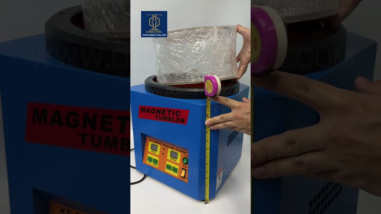 เครื่องร่อนเข็มแม่เหล็ก รุ่น KT-360A  Rolling Tumbler Barrel 1.5Kg 