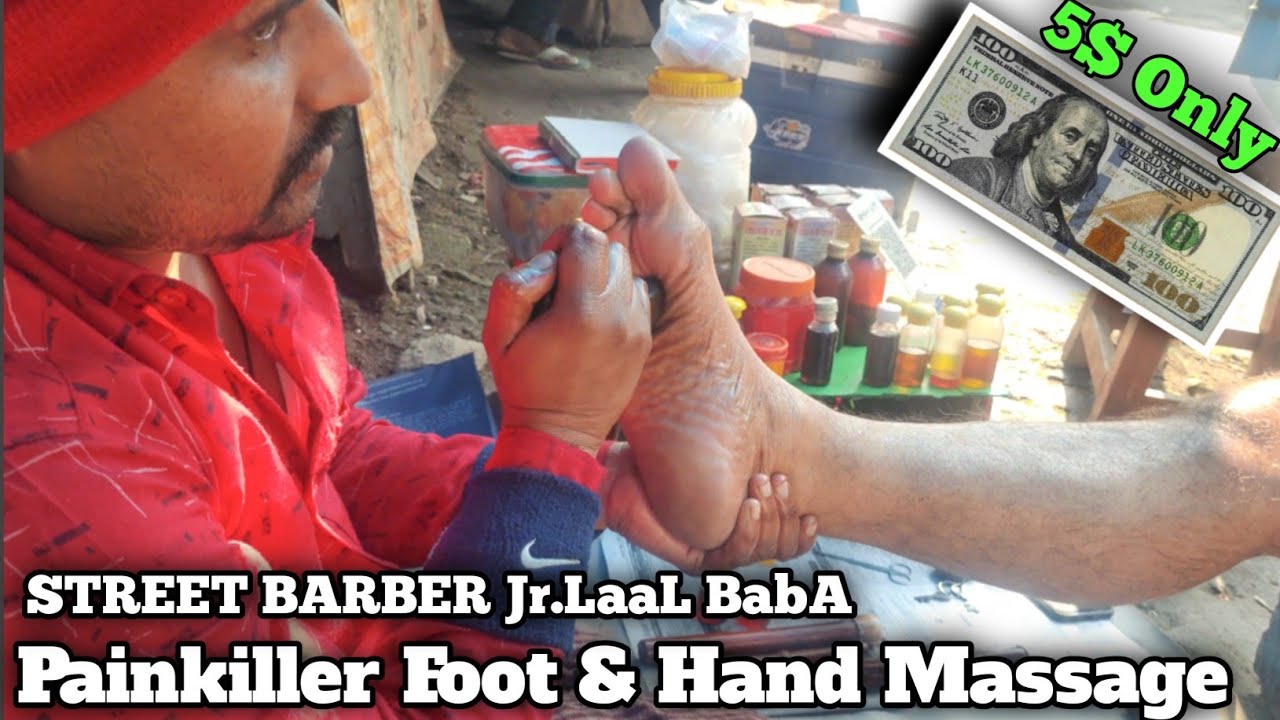 Jr. Laal Baba Instant pain relief wooden stick Foot & Hand massage therapy I ASMR I Part-2