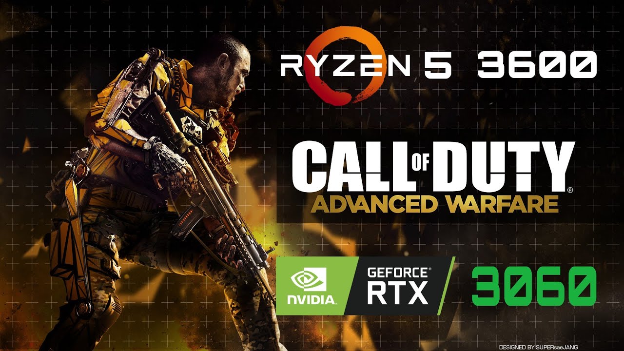 Call Of Duty Advanced Warfare / Ryzen5 3600 / RTX 3060 / 1080p Ultra Settings / FPS Test