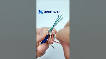 How to Connect Cat6A Ethernet Cable to a Non-Shielded Module #diy #cable #technology #electric