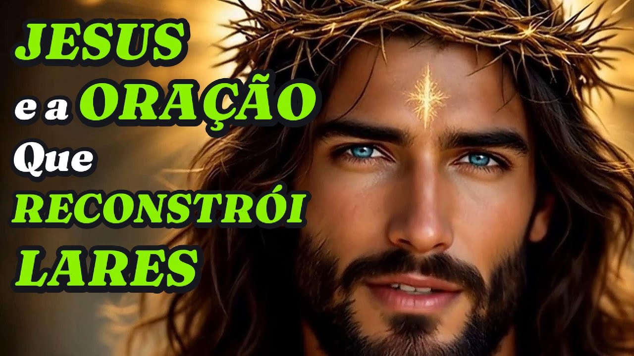 JESUS E A ORAÇÃO QUE RECONSTRÓI LARES...