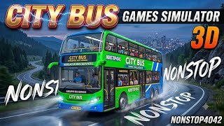 Double Decker Bus Drift Challenge! 😱 City Bus Simulator 3D Gameplay | NonStop4042 screenshot 5