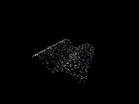 Floating Heart Particle Field | Three.js 3D Animation 💖