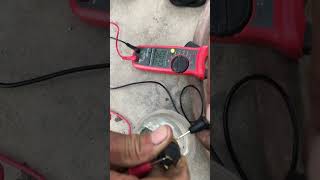 How to test temperature sensor with multimeter and cold water set multimeter on resistance and dip