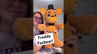 I love him!!!🥰🐻#crochet #fnaf #freddyfazbear #plushies