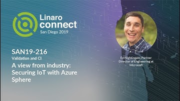 SAN19-216 A view from industry: Securing IoT with Azure Sphere