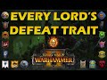 Every Legendary Lord's Defeat Trait in Total War: Warhammer 2
