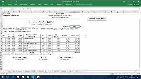 Series làm kế toán với VBA   chuyên đề  thủ kho