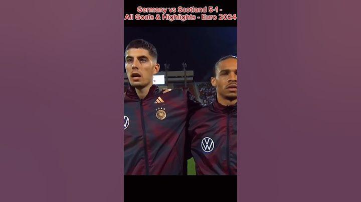 Germany vs Scotland 5-1 - All Goals & Highlights - Euro 2024 #Euro2024 #shorts