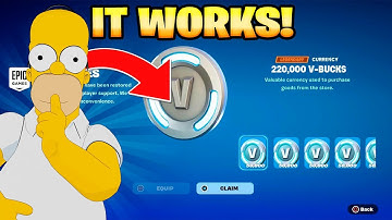 HOW TO GET FREE V-BUCKS in SIMPSONS SEASON! (Fortnite)