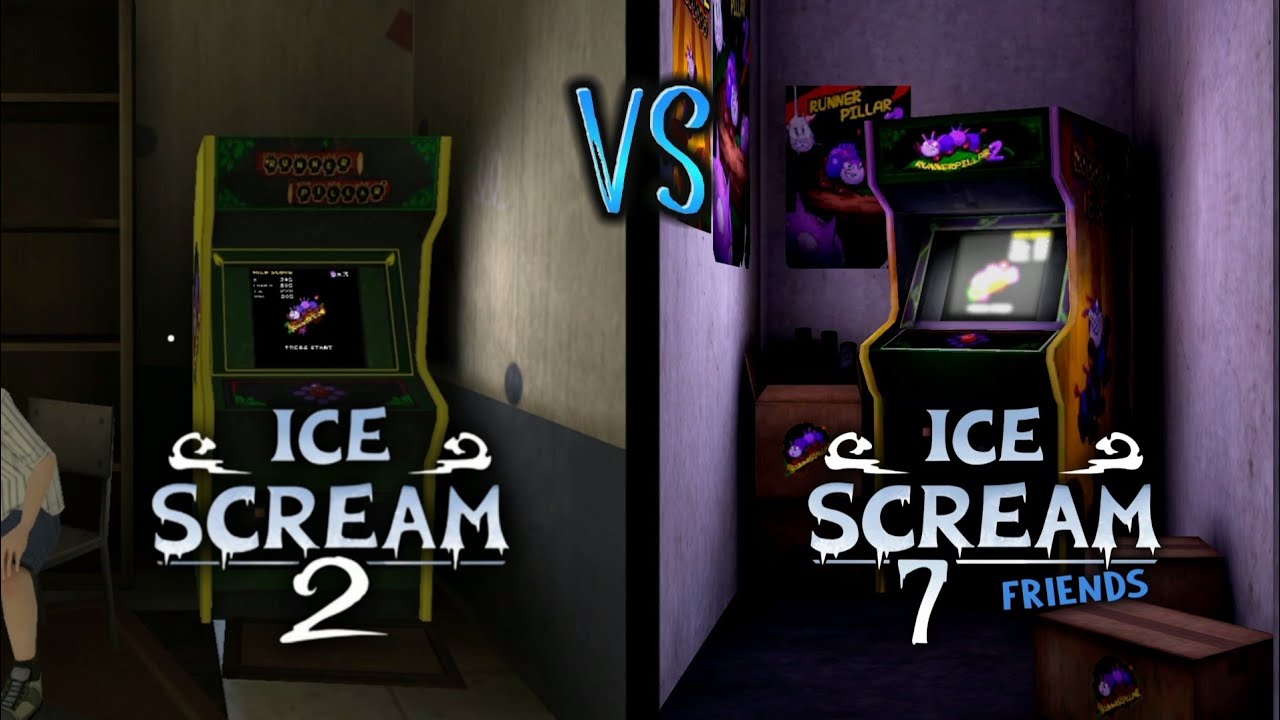Ice Scream 2 Mini Game Vs Ice Scream 7 Mini Game ⚔️