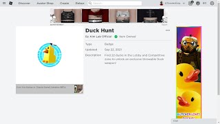 All 22 Hidden/Secret Ducks In Aimblox For Badge And Duck Gun