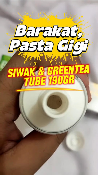 Barakat Toothpaste Siwak & Green Tea Tube 190gr #barakat #toothpaste