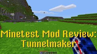 Minetest Mod Review: Tunnelmaker