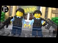 Garbage Bandits Bank Robbery Cash Brothers Money Truck Heist Lego City Police Stop Motion Gas Smoke