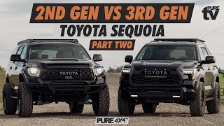 Which Toyota Sequoia is Better? Part 2 | 3rd Gen vs 2nd Gen Walk Around and Comparisons | PURE 4x4