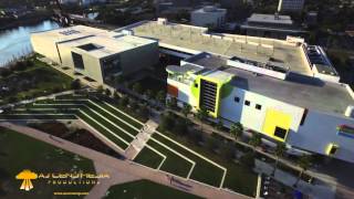 Autonomous drone flight 4K Curtis Hixon Waterfront Park